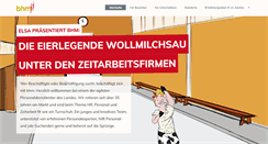 Desktop Screenshot of bhm-personal.de